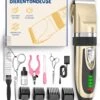 Pawwy Dieren Tondeuse Set Draadloos Voor Honden En Katten – Voor Dikke Vacht - Hondentondeuse – Hondentrimmer - Scheerapparaat - Goud 2 Pawwy Dieren Tondeuse Set Draadloos Voor Honden En Katten – Voor Dikke Vacht - Hondentondeuse – Hondentrimmer - Scheerapparaat - Goud -DierenPlezier 1000x1200