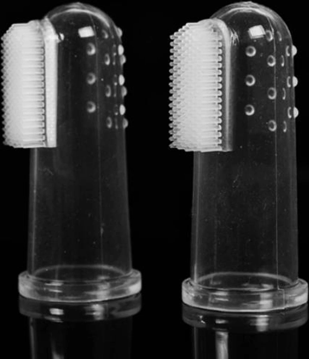 Merkloos Vinger Tandenborstel – 2 X 6 Merkloos Vinger Tandenborstel – 2 X - Afbeelding 4