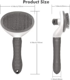 Igoods Kattenborstel - Kattenhaar Verwijderaar - Ontpluizer - Grijs 12 Igoods Kattenborstel - Kattenhaar Verwijderaar - Ontpluizer - Grijs -DierenPlezier 1050x1200