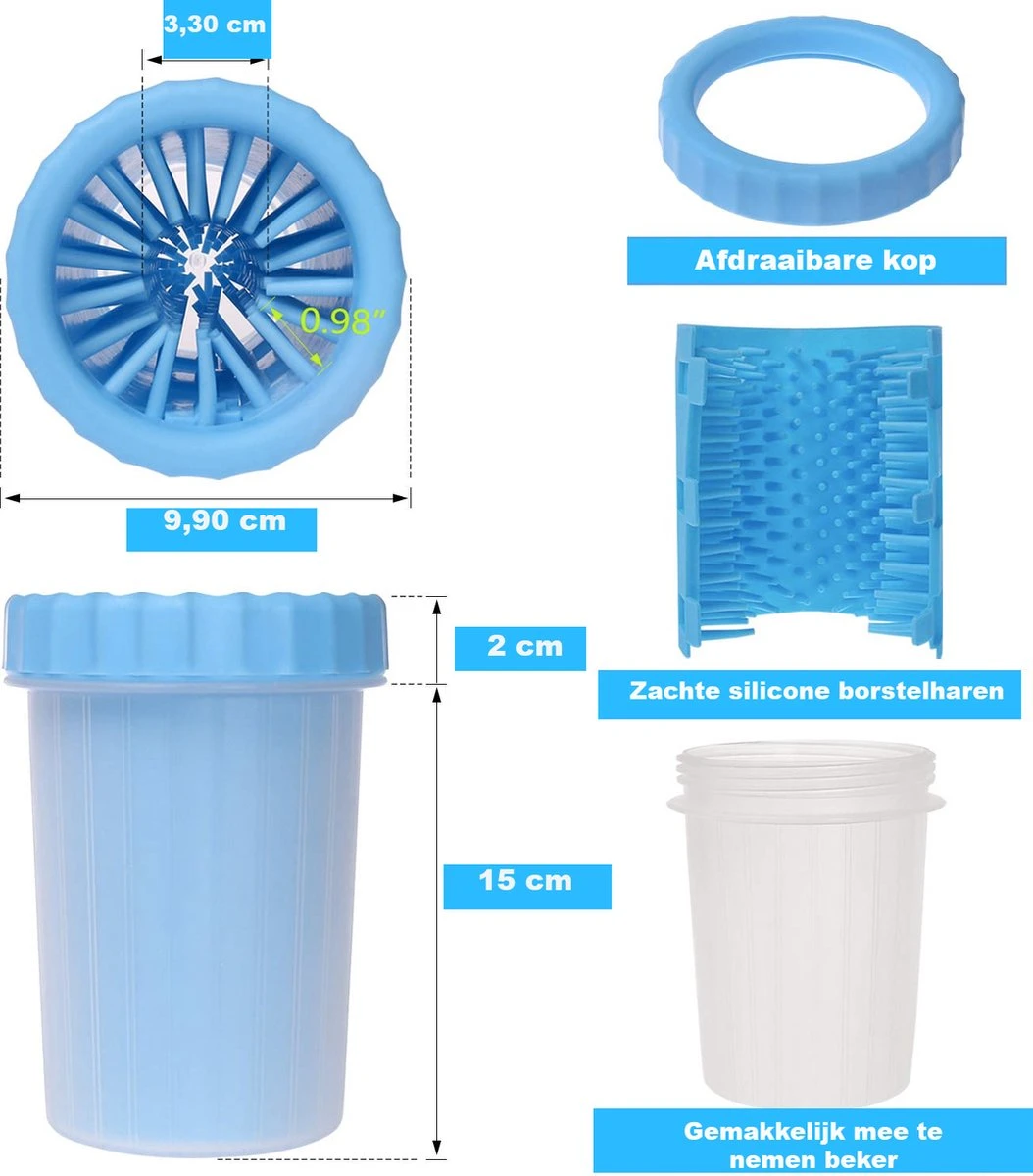 Merkloos Hondenpoot Reiniger - Hondenborstel - Borstel Hond / Kat - Hondenpoten Reiniger - Huisdier Poot Wassen - Borstel - Hondenverzorging - Verzorging Hond - Honden Wassen - Schoonmaak Borstel - Kattenborstel 5 Merkloos Hondenpoot Reiniger - Hondenborstel - Borstel Hond / Kat - Hondenpoten Reiniger - Huisdier Poot Wassen - Borstel - Hondenverzorging - Verzorging Hond - Honden Wassen - Schoonmaak Borstel - Kattenborstel - Afbeelding 4