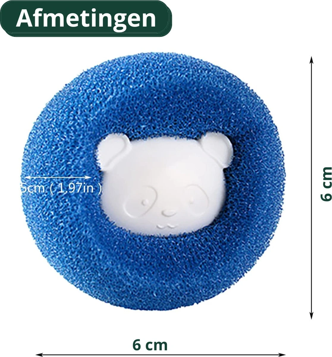 De Blaffende Kat Wasdrogerbollen - Droger Ballen - Huisdier Haarverwijderaar - 4 Wasbollen Voor Wasmachine En Droger 5 De Blaffende Kat Wasdrogerbollen - Droger Ballen - Huisdier Haarverwijderaar - 4 Wasbollen Voor Wasmachine En Droger - Afbeelding 4