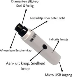 By Fredge® Elektrische Nagelvijl Voor Huisdieren - Nagel Trimmer Hond, Kat En Konijn - Nagelvijl Huisdieren - Nagel Vijl Kat - 100% Veilig - USB Oplaadbaar - Lage Vibratie En Geluid - Draadloos - Wit 14 By Fredge® Elektrische Nagelvijl Voor Huisdieren - Nagel Trimmer Hond, Kat En Konijn - Nagelvijl Huisdieren - Nagel Vijl Kat - 100% Veilig - USB Oplaadbaar - Lage Vibratie En Geluid - Draadloos - Wit -DierenPlezier 1130x1200 2
