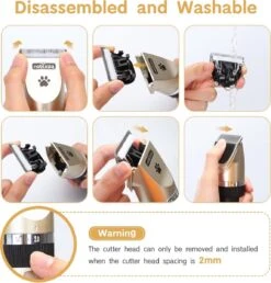 Nobleza Dieren Tondeuse Set - 4 Opzetkammen - Draadloos - Voor Huisdieren Katten & Honden 13 Nobleza Dieren Tondeuse Set - 4 Opzetkammen - Draadloos - Voor Huisdieren Katten & Honden -DierenPlezier 1147x1200 2