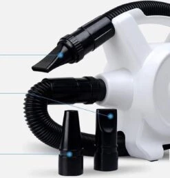 Hondenfohn - Waterblazer Met Draaiknop - 2400W Vermogen Met Warme En Koude Stand - Wit -DierenPlezier 1151x1200 1