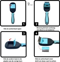 Petsify - Dierenborstel - Professionele 5 In 1 Hondenborstel - Voor Hond En Kat - Tweezijdig - Hondenkam - Kattenborstel - Kattenkam 14 Petsify - Dierenborstel - Professionele 5 In 1 Hondenborstel - Voor Hond En Kat - Tweezijdig - Hondenkam - Kattenborstel - Kattenkam -DierenPlezier 1170x1200