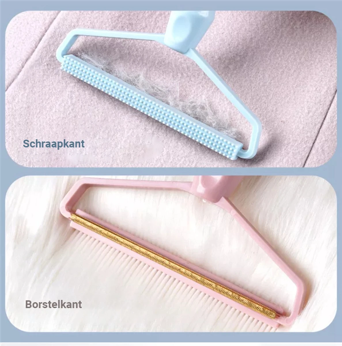 PRO-Deals | Dierenhaar Verwijderen - Haar Verwijderen - Type 2 - Kleur Roze - Kattenharen - Vachtverzorging - Hondenharen - Pluizenverwijderaar - Haaruitval - Kledingreiniger 5 PRO-Deals | Dierenhaar Verwijderen - Haar Verwijderen - Type 2 - Kleur Roze - Kattenharen - Vachtverzorging - Hondenharen - Pluizenverwijderaar - Haaruitval - Kledingreiniger - Afbeelding 3