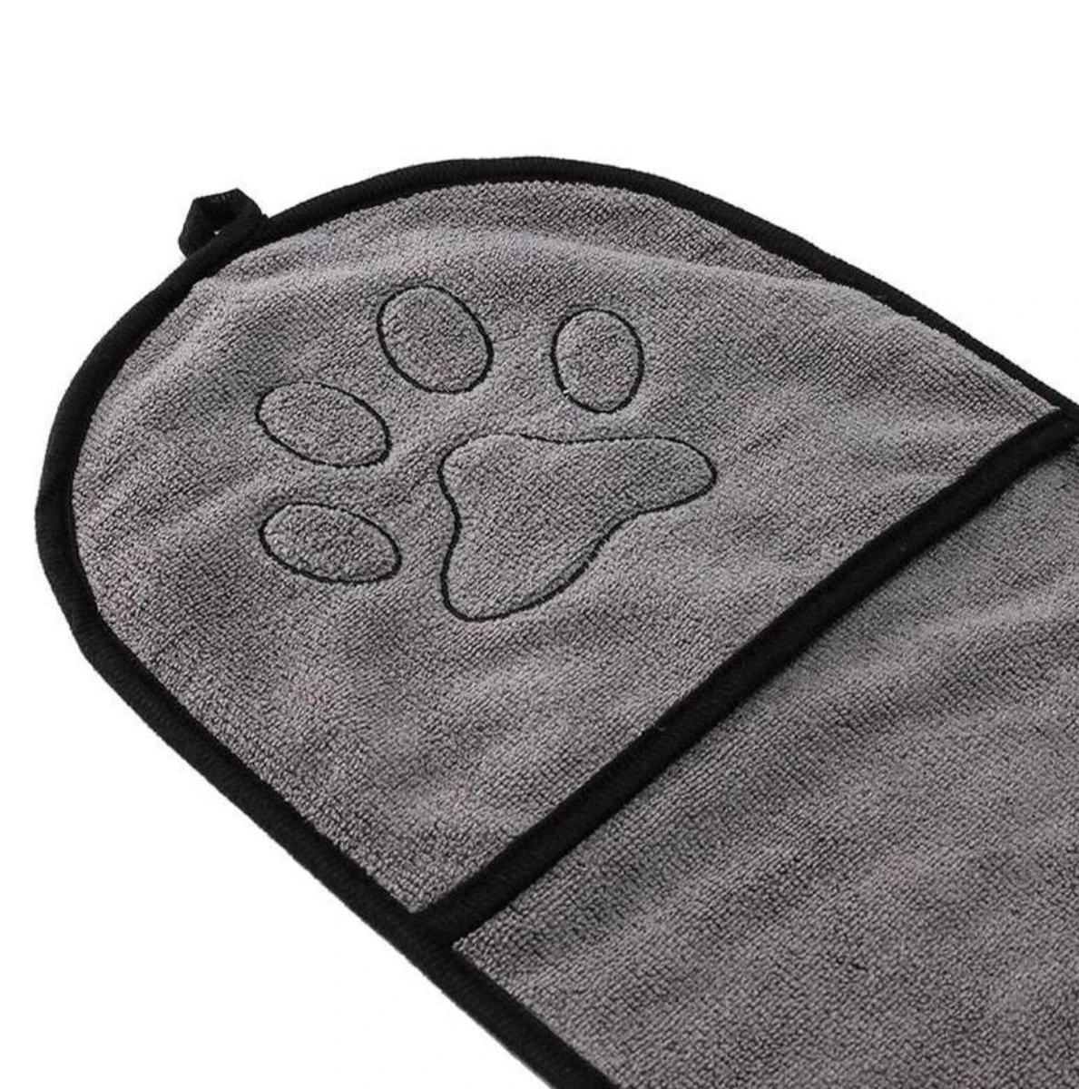 N4dogs – Hondenhanddoek – Honden Handdoek – Microvezel Handdoek – Handdoek Hond – Droogdoek Hond – Dierendeken – Sterk Absorberend – Handdoek Met Zakken - Grijs - 66 X 23 Cm 6 N4dogs – Hondenhanddoek – Honden Handdoek – Microvezel Handdoek – Handdoek Hond – Droogdoek Hond – Dierendeken – Sterk Absorberend – Handdoek Met Zakken - Grijs - 66 X 23 Cm - Afbeelding 4