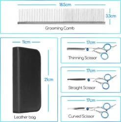 Nobleza Vachtscharen En Kam Set - Scharen Set - Vachtverzorging Set - Scharen Set Voor Honden En Katten 10 Nobleza Vachtscharen En Kam Set - Scharen Set - Vachtverzorging Set - Scharen Set Voor Honden En Katten -DierenPlezier 1189x1200 6