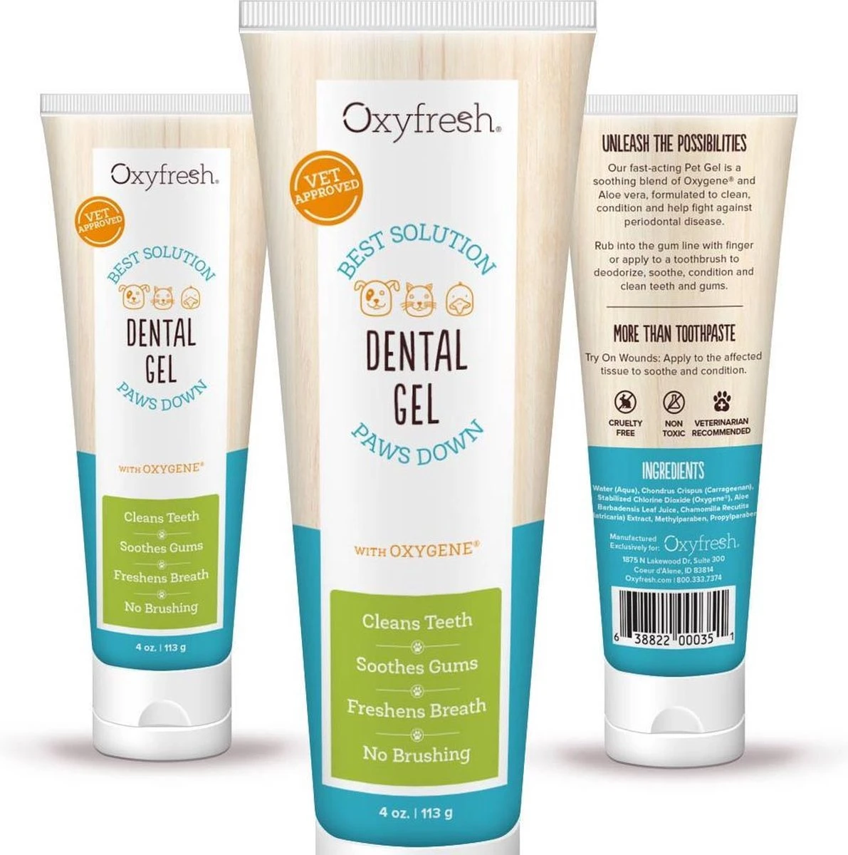 OxyFresh Pet Tandpasta Voor Hond En Kat. Tandgel Tegen Ontsteking En Tandsteen 3 OxyFresh Pet Tandpasta Voor Hond En Kat. Tandgel Tegen Ontsteking En Tandsteen