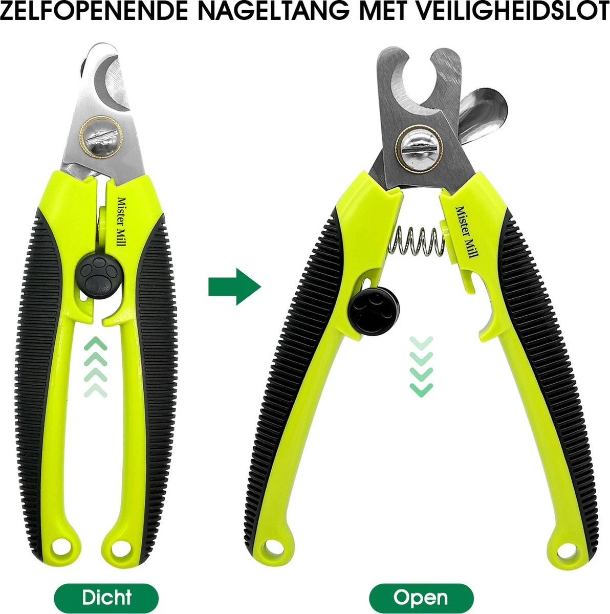 Mister Mill Professionele Set Slicker Honden Kattenborstel Plus Nagelknipper Plus Ondervacht Kam 21 Mister Mill Professionele Set Slicker Honden Kattenborstel Plus Nagelknipper Plus Ondervacht Kam - Afbeelding 19