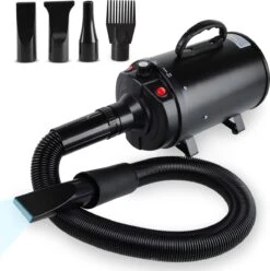 Nieuwe uitgaven 15 Vivid Green Waterblazer Met 3 Opzetstukken - Hondenfohn - Voor Honden - Met Geluiddemper - 2800W