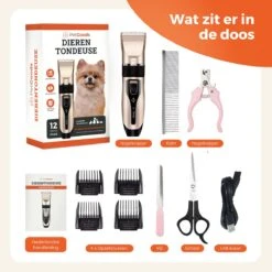 PetGoods Hondentondeuse - 10 Delige Set - Katten & Honden - Draadloos - Low Noise - Incl. Schaar, Nagelknipper, Vijl & Kam 15 PetGoods Hondentondeuse - 10 Delige Set - Katten & Honden - Draadloos - Low Noise - Incl. Schaar, Nagelknipper, Vijl & Kam -DierenPlezier 1199x1200 3