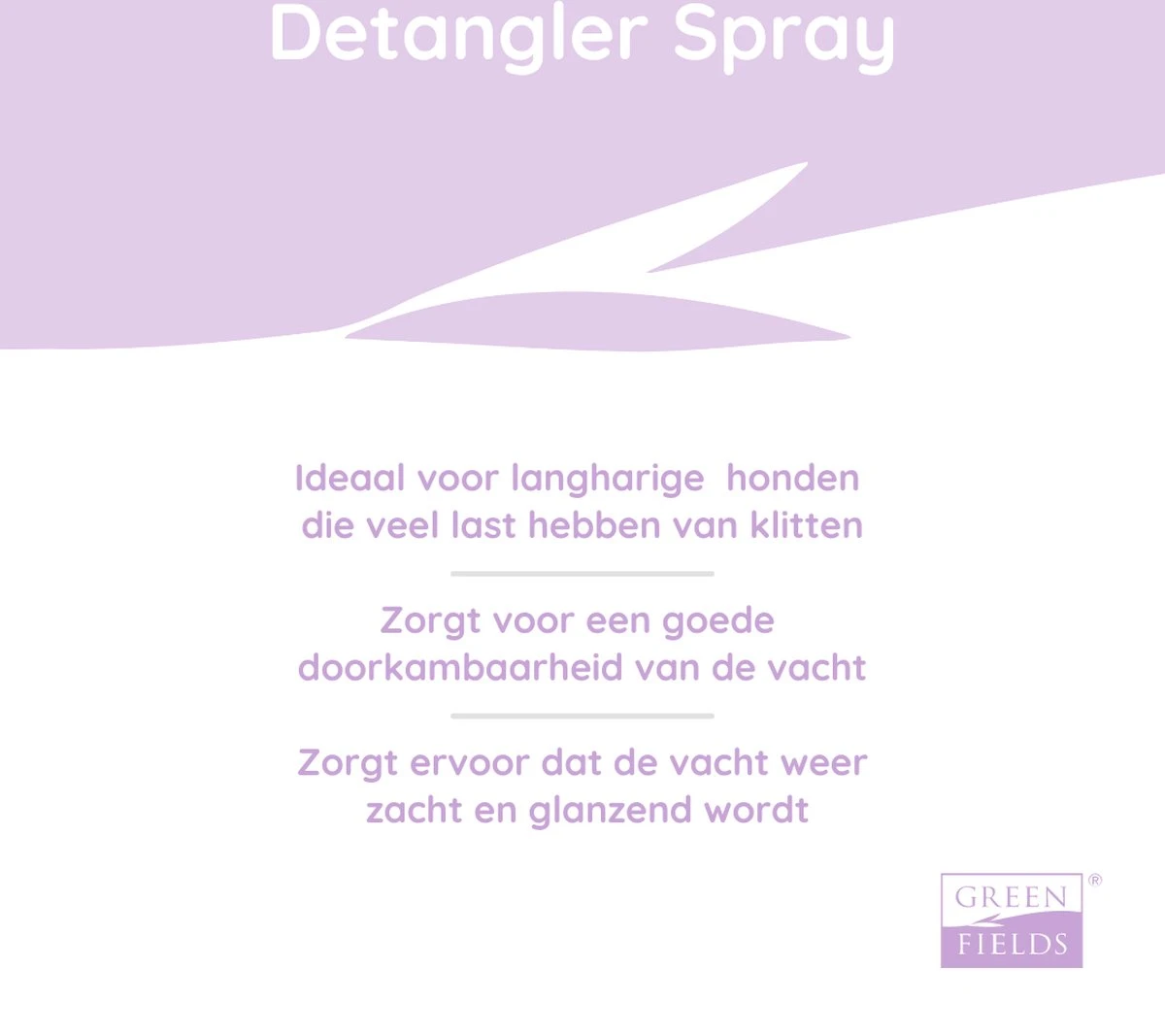 Greenfields Anti-Klit Spray Voor Honden - Ideaal Voor Honden Met Lange Of Krullende Vacht - 270 Ml 6 Greenfields Anti-Klit Spray Voor Honden - Ideaal Voor Honden Met Lange Of Krullende Vacht - 270 Ml - Afbeelding 4