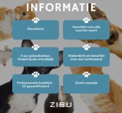 Hondentondeuse - Hondentrimmer - Dieren Tondeuse - Draadloos - 4 Opzetkammen - INCLUSIEF SNACKJE - Zwart 17 Hondentondeuse - Hondentrimmer - Dieren Tondeuse - Draadloos - 4 Opzetkammen - INCLUSIEF SNACKJE - Zwart -DierenPlezier 1200x1112 1