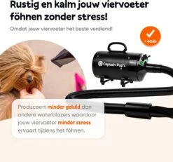 Captain Pup's Professionele Hondenföhn Met 4 Opzetstukken - Bijgeleverde Hondenborstel - Waterblazer Voor Honden - Zwart 14 Captain Pup's Professionele Hondenföhn Met 4 Opzetstukken - Bijgeleverde Hondenborstel - Waterblazer Voor Honden - Zwart -DierenPlezier 1200x1120 3