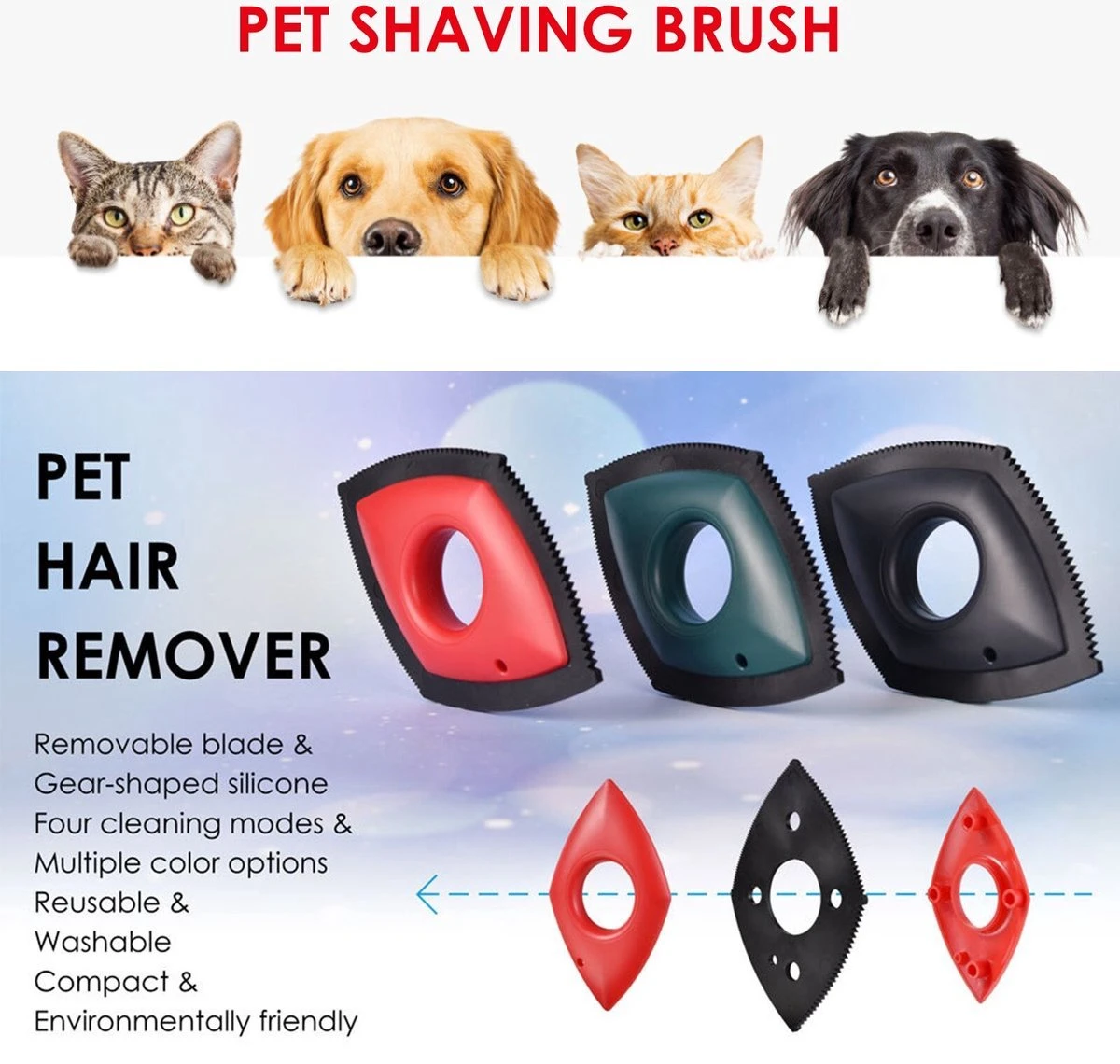 HairClean® Huisdierhaar Verwijderaar- Zwart - Haar Verwijderaar - Huisdieren - Hond En Kat - Pluizen Verwijderaar- 10 HairClean® Huisdierhaar Verwijderaar- Zwart - Haar Verwijderaar - Huisdieren - Hond En Kat - Pluizen Verwijderaar- - Afbeelding 8