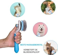 Lorell Pet Company Kattenborstel/Hondenborstel - Borstel Voor Langharig/kortharig -Hondenhaar En Kattenhaar Verwijderaar - Blauw 13 Lorell Pet Company Kattenborstel/Hondenborstel - Borstel Voor Langharig/kortharig -Hondenhaar En Kattenhaar Verwijderaar - Blauw -DierenPlezier 1200x1145 2