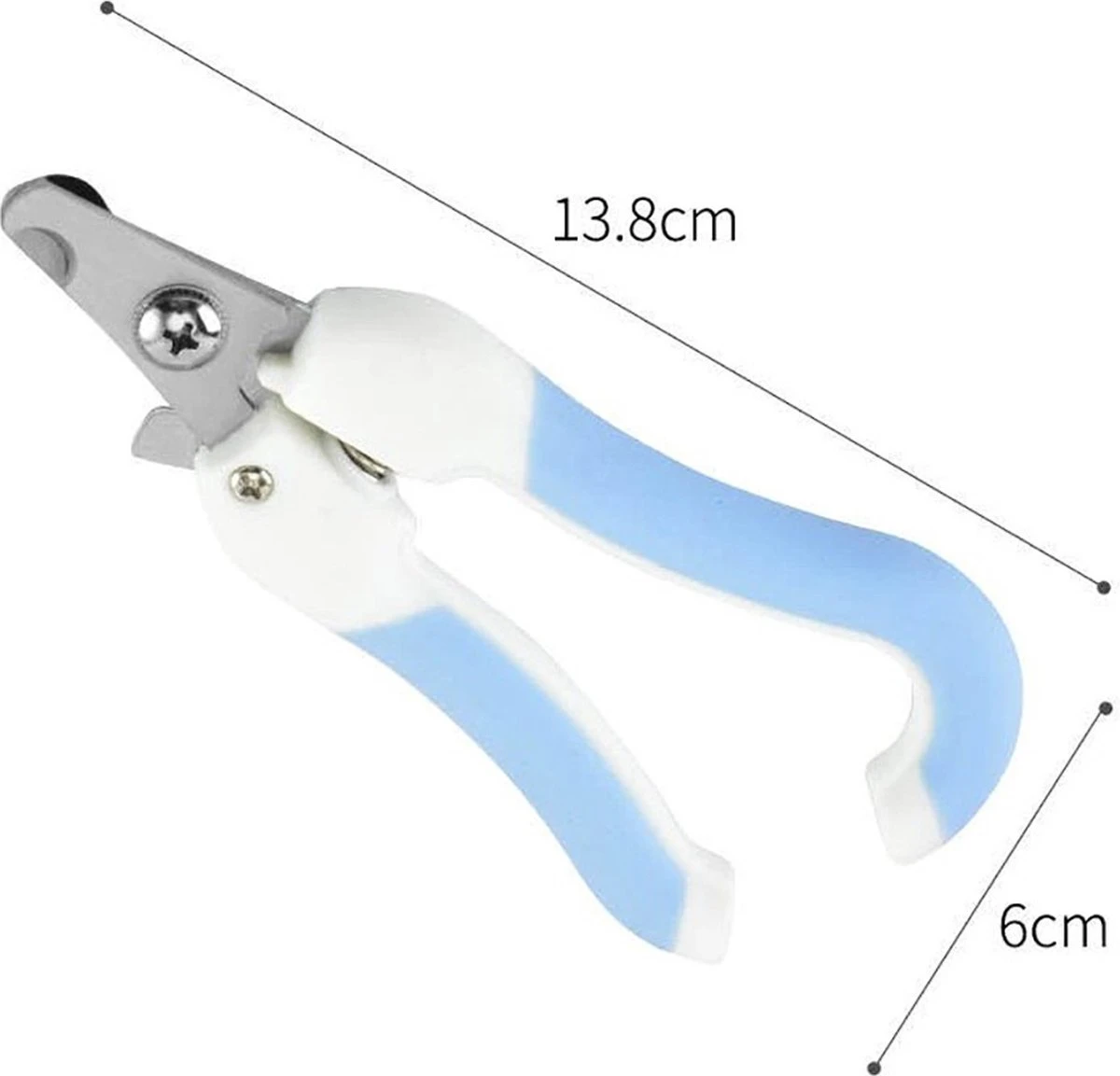 Merkloos Nagelschaar - Nagelschaartje - Nagelknipper - Geschikt Voor Hond Kat Konijn Cavia Vogel - Blauw Wit 5 Merkloos Nagelschaar - Nagelschaartje - Nagelknipper - Geschikt Voor Hond Kat Konijn Cavia Vogel - Blauw Wit - Afbeelding 3