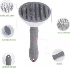 Lorell Pet Company Kattenborstel/Hondenborstel - Borstel Voor Langharig/kortharig -Hondenhaar En Kattenhaar Verwijderaar - Grijs 17 Lorell Pet Company Kattenborstel/Hondenborstel - Borstel Voor Langharig/kortharig -Hondenhaar En Kattenhaar Verwijderaar - Grijs -DierenPlezier 1200x1155 1