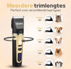 Woodoro Professionele 2-in-1 Hondentondeuse Voor Dikke Vacht – Draadloze Honden Tondeuse & Hondentrimmer – Stille Tondeuse Katten & Honden Trimset 17 Woodoro Professionele 2-in-1 Hondentondeuse Voor Dikke Vacht – Draadloze Honden Tondeuse & Hondentrimmer – Stille Tondeuse Katten & Honden Trimset -DierenPlezier 1200x1157 2