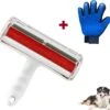 Merkloos Haarverwijderaar-set - Pluizen En Haren Verwijderaar + Rechter Vachthandschoen - Kleding Borstel & Roller – Dierenhaar Verwijderaar - Pluizenborstel – Pluizenverwijderaar –Huisdier - Kattenharen - Hondenharen - Kledingborstel -DierenPlezier 1200x1158