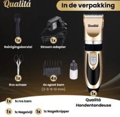 Merkloos Professionele Honden Tondeuse Set - Tondeuse Voor Huisdier Honden En Katten - Hondentrimmer - Hondentondeuse 18 Merkloos Professionele Honden Tondeuse Set - Tondeuse Voor Huisdier Honden En Katten - Hondentrimmer - Hondentondeuse -DierenPlezier 1200x1163 5