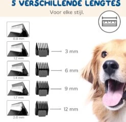Pawwy Dieren Tondeuse Set Draadloos Voor Honden En Katten – Voor Dikke Vacht - Hondentondeuse – Hondentrimmer - Scheerapparaat - Goud 19 Pawwy Dieren Tondeuse Set Draadloos Voor Honden En Katten – Voor Dikke Vacht - Hondentondeuse – Hondentrimmer - Scheerapparaat - Goud -DierenPlezier 1200x1165 5