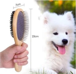 Merkloos Nobleza Dierenborstel - Hondenborstel - Kattenborstel - Tweezijdig - Dubbelzijdig - Hout - Maat L 20 Merkloos Nobleza Dierenborstel - Hondenborstel - Kattenborstel - Tweezijdig - Dubbelzijdig - Hout - Maat L -DierenPlezier 1200x1166 1