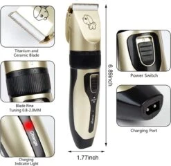 Merkloos Professionele Dierentondeuse - Scheerapparaat Voor Honden En Katten - Trimmer - 4 Opzetstukken - Oplaadbaar - Draadloos - Stil - Verschillende Haar En Vachtlengtes - Haartrimmer - Hondentrimmer - Honden Trimmer - Honden Knippen - Haren Knippen 19 Merkloos Professionele Dierentondeuse - Scheerapparaat Voor Honden En Katten - Trimmer - 4 Opzetstukken - Oplaadbaar - Draadloos - Stil - Verschillende Haar En Vachtlengtes - Haartrimmer - Hondentrimmer - Honden Trimmer - Honden Knippen - Haren Knippen -DierenPlezier 1200x1167 7