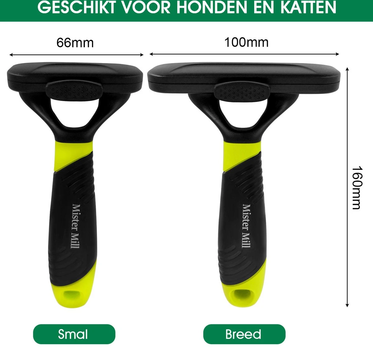 Mister Mill Trimhark - Hondenkam Kattenkam - Dierenkam 6,6 CM 6 Mister Mill Trimhark - Hondenkam Kattenkam - Dierenkam 6,6 CM - Afbeelding 4