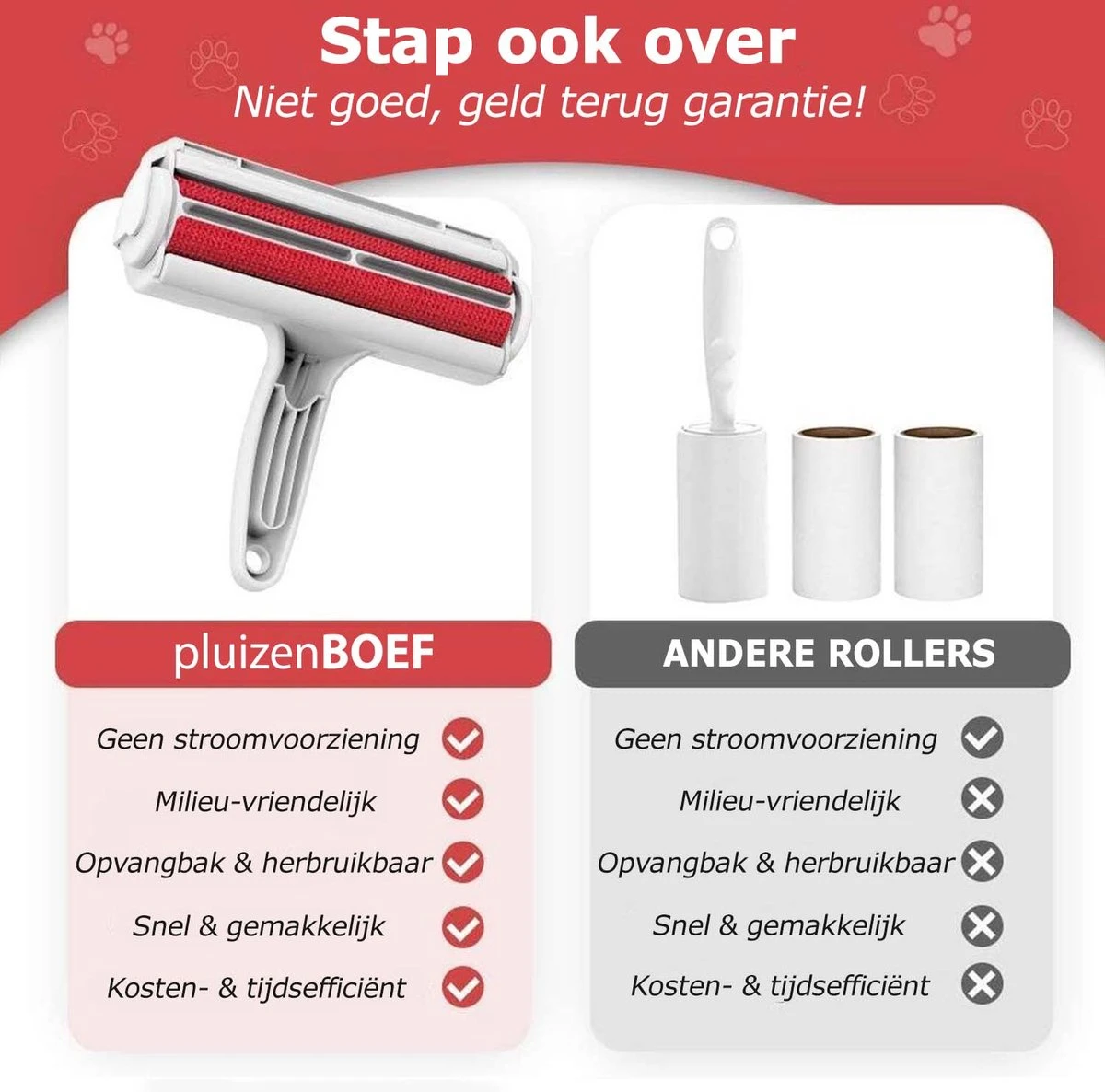 PluizenBOEF® Huisdierhaar Verwijderaar - Haarverwijderaar Voor Huisdieren - Hondenhaar - Kattenhaar - Pluizenborstel 9 PluizenBOEF® Huisdierhaar Verwijderaar - Haarverwijderaar Voor Huisdieren - Hondenhaar - Kattenhaar - Pluizenborstel - Afbeelding 7