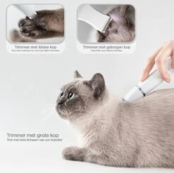 Revo Goods Professionele 4 In 1 Hondentondeuse Set -Ideaal Voor Honden En Andere Huisdieren - Slijper Inbegrepen -Draadloos - Ultra Stil 9 Revo Goods Professionele 4 In 1 Hondentondeuse Set -Ideaal Voor Honden En Andere Huisdieren - Slijper Inbegrepen -Draadloos - Ultra Stil -DierenPlezier 1200x1190 8