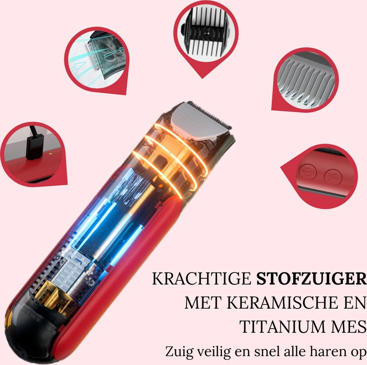 Pet Lovers - Hondentondeuse - Hondentondeuse - Automatische Inhalerende Haren - Dierentondeuse - Hondentrimmer - Hondentondeuse Dikke Vacht - Tondeuse Voor Honden - Hondentondeuse - Draadloos - 2 Opzetkammen - Honden En Katten Tondeuse 5 Pet Lovers - Hondentondeuse - Hondentondeuse - Automatische Inhalerende Haren - Dierentondeuse - Hondentrimmer - Hondentondeuse Dikke Vacht - Tondeuse Voor Honden - Hondentondeuse - Draadloos - 2 Opzetkammen - Honden En Katten Tondeuse - Afbeelding 3