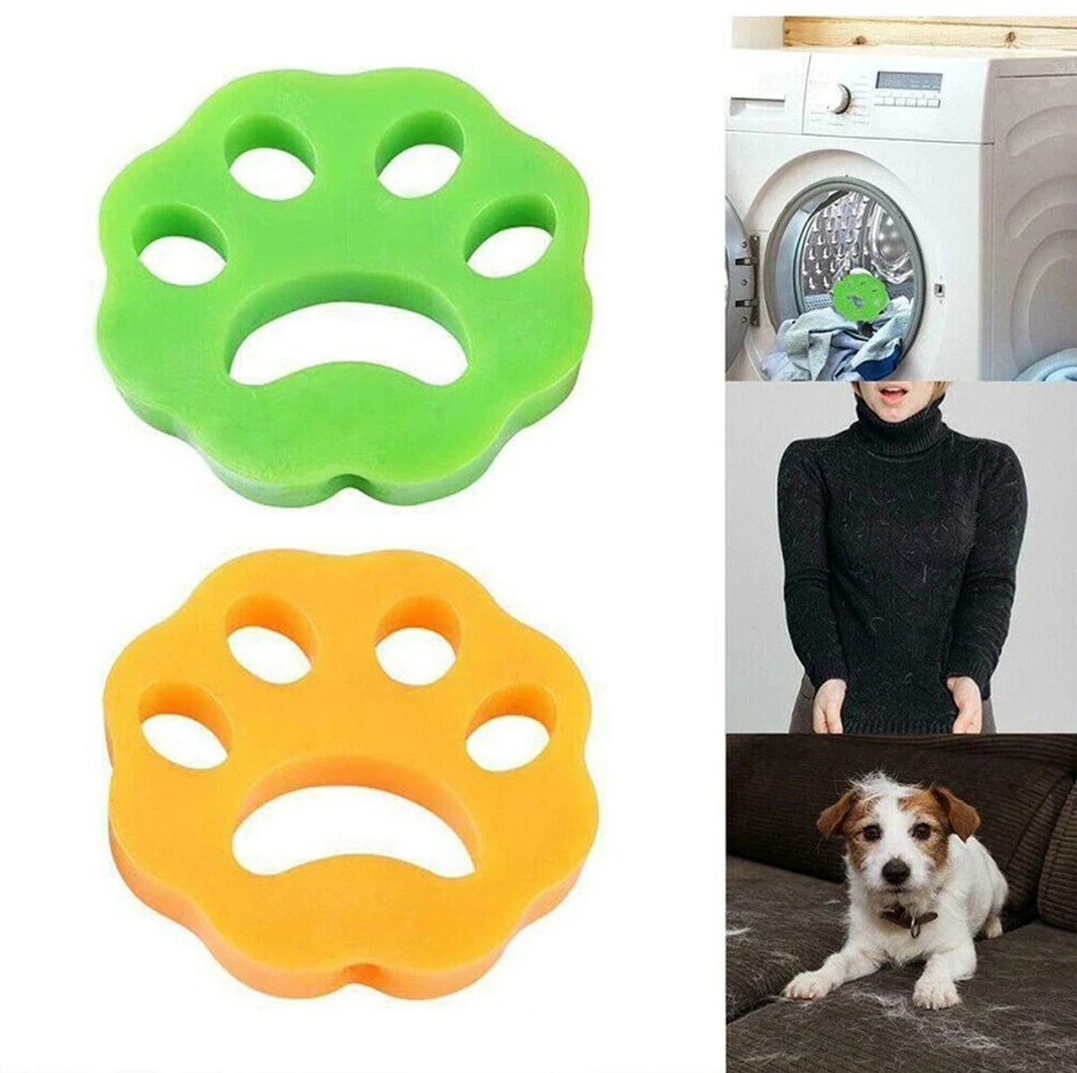 Merkloos Wasmachine Onthaarder - Dierenhaar Verwijderen - Hondenhaar Ontpluizen - Ontpluizer - Pluizen Verwijderaar - Wasmachineaccessoires 4 Merkloos Wasmachine Onthaarder - Dierenhaar Verwijderen - Hondenhaar Ontpluizen - Ontpluizer - Pluizen Verwijderaar - Wasmachineaccessoires - Afbeelding 2