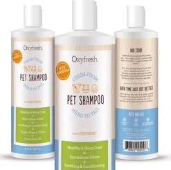 Nieuwe uitgaven 9 Oxyfresh Pets Hondenshampoo & Kattenshampoo - 237ml - Diervriendelijke Shampoo Voor Honden En Katten Zonder Irriterende Bestanddelen