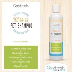 Oxyfresh Pets Hondenshampoo & Kattenshampoo - 237ml - Diervriendelijke Shampoo Voor Honden En Katten Zonder Irriterende Bestanddelen 8 Oxyfresh Pets Hondenshampoo & Kattenshampoo - 237ml - Diervriendelijke Shampoo Voor Honden En Katten Zonder Irriterende Bestanddelen -DierenPlezier 1200x1197 9