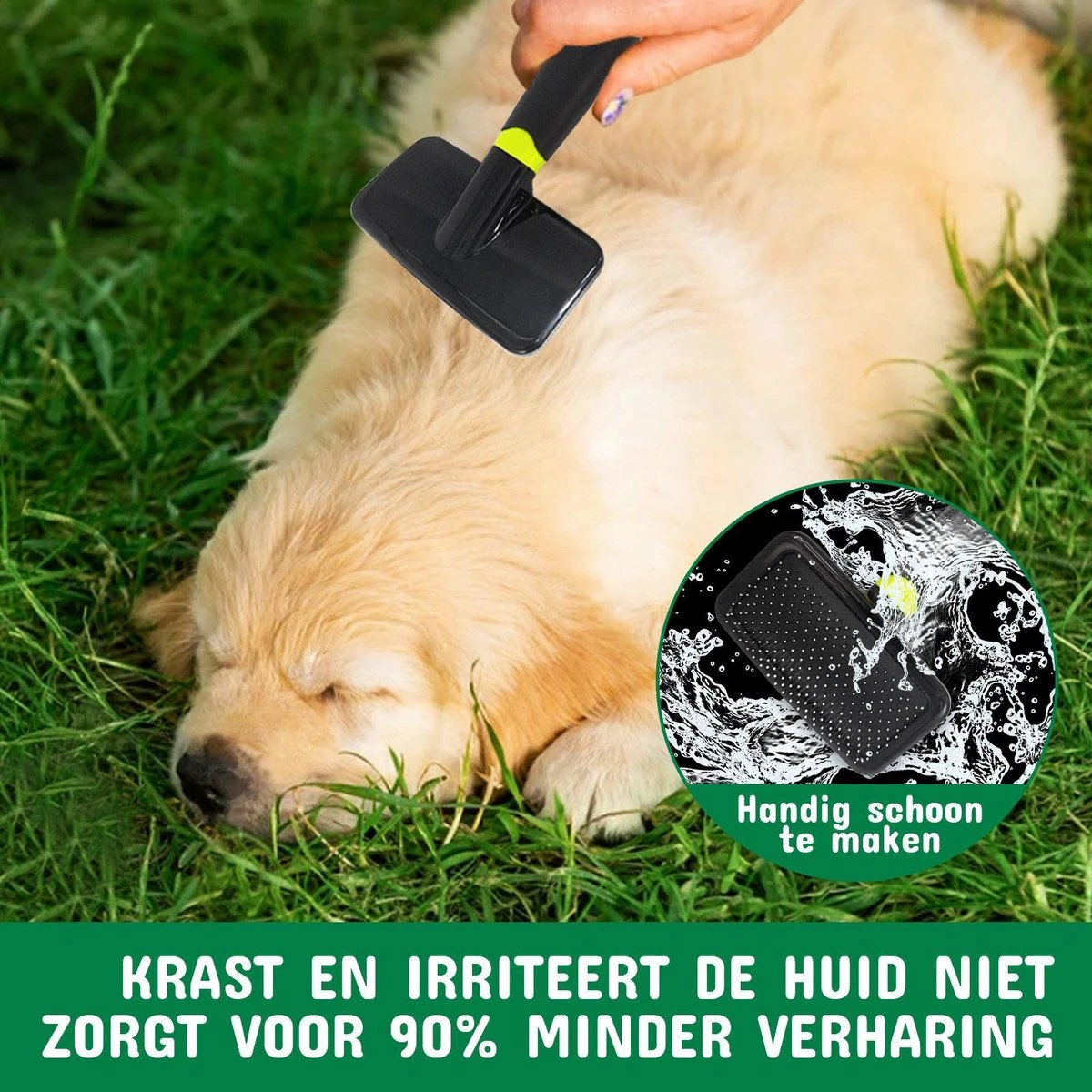Mister Mill Slickerborstel Kat Hond - Hondenborstel Langharig Kortharig - Haarverwijderaar Voor Huisdieren - Kattenhaar Verwijderaar 6 Mister Mill Slickerborstel Kat Hond - Hondenborstel Langharig Kortharig - Haarverwijderaar Voor Huisdieren - Kattenhaar Verwijderaar - Afbeelding 4