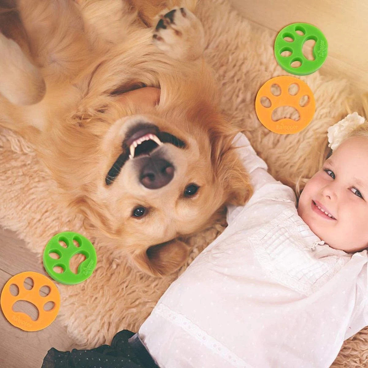 Merkloos Huisdierhaar Verwijderaar – Haarverwijderaar Voor Huisdieren- Pluizenverwijderaar - Furzapper - Kattenhaar Verwijderaar - Voor In De Wasmachine En Droger - 2 Stuks In 1 Verpakking - Kleur: Groen & Oranje 5 Merkloos Huisdierhaar Verwijderaar – Haarverwijderaar Voor Huisdieren- Pluizenverwijderaar - Furzapper - Kattenhaar Verwijderaar - Voor In De Wasmachine En Droger - 2 Stuks In 1 Verpakking - Kleur: Groen & Oranje - Afbeelding 3