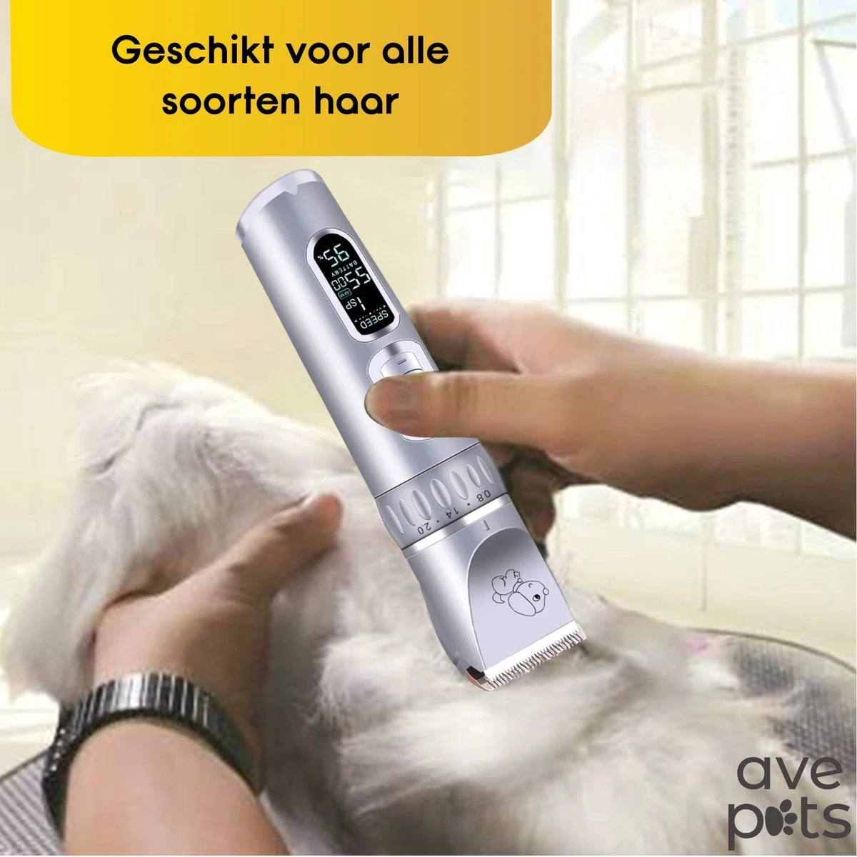 AVE Pets® Volledige Hondentondeuse Set Met Display - Draadloos Tondeuse - Scheerapparaat Voor Je Hond Of Kat - Huisdier Trimmer - Dierentondeuse - Dieren Verzorging 11 AVE Pets® Volledige Hondentondeuse Set Met Display - Draadloos Tondeuse - Scheerapparaat Voor Je Hond Of Kat - Huisdier Trimmer - Dierentondeuse - Dieren Verzorging - Afbeelding 9