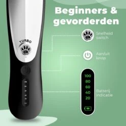 Essential Goods Professionele Hondentondeuse – Hondentrimmer - Draadloos – Opzet Kammen – Dik/Dunne Vacht - Honden/Katten - Zwart/Zilver 17 Essential Goods Professionele Hondentondeuse – Hondentrimmer - Draadloos – Opzet Kammen – Dik/Dunne Vacht - Honden/Katten - Zwart/Zilver -DierenPlezier 1200x1200 210