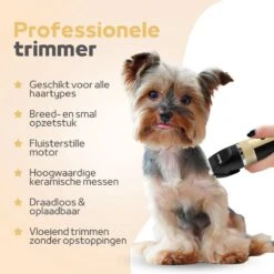 Woodoro Professionele 2-in-1 Hondentondeuse Voor Dikke Vacht – Draadloze Honden Tondeuse & Hondentrimmer – Stille Tondeuse Katten & Honden Trimset 14 Woodoro Professionele 2-in-1 Hondentondeuse Voor Dikke Vacht – Draadloze Honden Tondeuse & Hondentrimmer – Stille Tondeuse Katten & Honden Trimset -DierenPlezier 1200x1200 233
