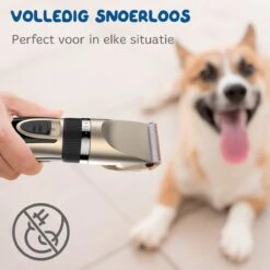 Pawwy Dieren Tondeuse Set Draadloos Voor Honden En Katten – Voor Dikke Vacht - Hondentondeuse – Hondentrimmer - Scheerapparaat - Goud 21 Pawwy Dieren Tondeuse Set Draadloos Voor Honden En Katten – Voor Dikke Vacht - Hondentondeuse – Hondentrimmer - Scheerapparaat - Goud -DierenPlezier 1200x1200 240