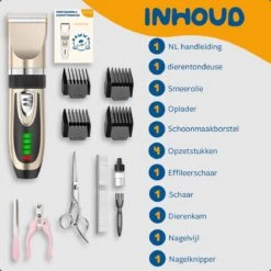 Pawwy Dieren Tondeuse Set Draadloos Voor Honden En Katten – Voor Dikke Vacht - Hondentondeuse – Hondentrimmer - Scheerapparaat - Goud 24 Pawwy Dieren Tondeuse Set Draadloos Voor Honden En Katten – Voor Dikke Vacht - Hondentondeuse – Hondentrimmer - Scheerapparaat - Goud -DierenPlezier 1200x1200 242