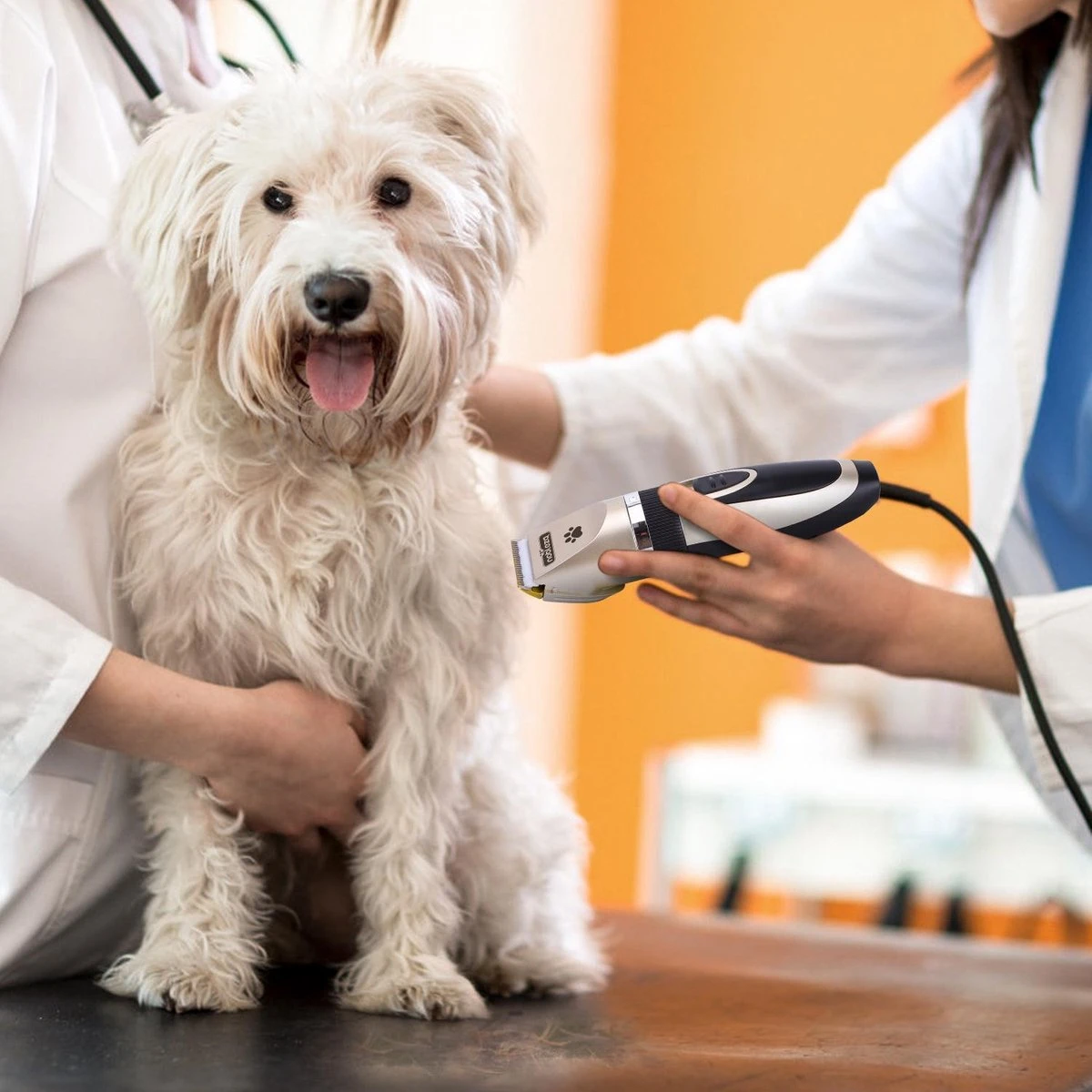 Nobleza Dieren Tondeuse Set - 4 Opzetkammen - Draadloos - Voor Huisdieren Katten & Honden 9 Nobleza Dieren Tondeuse Set - 4 Opzetkammen - Draadloos - Voor Huisdieren Katten & Honden - Afbeelding 7