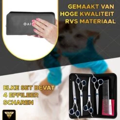 Toivo Schaar Voor Dieren - Zilver - Effileerscharen - Honden Scharenset - Dierenschaar - Set 5 Stuks - Trimscharen - Trimset - Uitdunschaar Hond - Schaar Honden 14 Toivo Schaar Voor Dieren - Zilver - Effileerscharen - Honden Scharenset - Dierenschaar - Set 5 Stuks - Trimscharen - Trimset - Uitdunschaar Hond - Schaar Honden -DierenPlezier 1200x1200 276