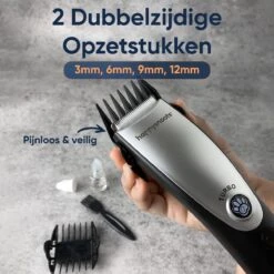 Happysnoots Hondentondeuse Draadloos Voor Dikke Vacht - Tondeuse Hond & Kat - Hondentrimmer - Professioneel Dieren Tondeuse 19 Happysnoots Hondentondeuse Draadloos Voor Dikke Vacht - Tondeuse Hond & Kat - Hondentrimmer - Professioneel Dieren Tondeuse -DierenPlezier 1200x1200 287