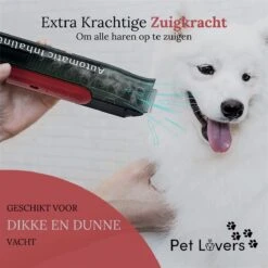 Pet Lovers - Hondentondeuse - Hondentondeuse - Automatische Inhalerende Haren - Dierentondeuse - Hondentrimmer - Hondentondeuse Dikke Vacht - Tondeuse Voor Honden - Hondentondeuse - Draadloos - 2 Opzetkammen - Honden En Katten Tondeuse 16 Pet Lovers - Hondentondeuse - Hondentondeuse - Automatische Inhalerende Haren - Dierentondeuse - Hondentrimmer - Hondentondeuse Dikke Vacht - Tondeuse Voor Honden - Hondentondeuse - Draadloos - 2 Opzetkammen - Honden En Katten Tondeuse -DierenPlezier 1200x1200 329