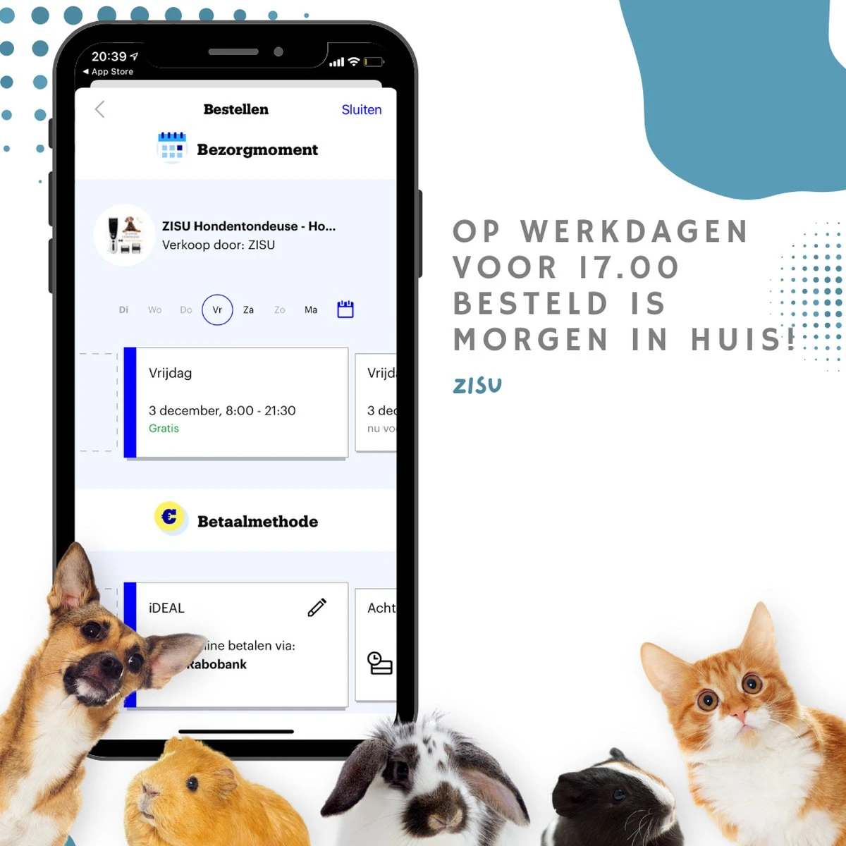 Hondentondeuse - Hondentrimmer - Dieren Tondeuse - Draadloos - 4 Opzetkammen - INCLUSIEF SNACKJE - Zwart 11 Hondentondeuse - Hondentrimmer - Dieren Tondeuse - Draadloos - 4 Opzetkammen - INCLUSIEF SNACKJE - Zwart - Afbeelding 9