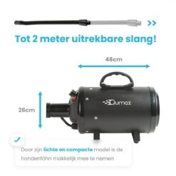 Qumax Professionele Hondenföhn Met 4 Opzetstukken – Waterblazer Voor Honden – Stil Design – Compact En Modern - Zwart 13 Qumax Professionele Hondenföhn Met 4 Opzetstukken – Waterblazer Voor Honden – Stil Design – Compact En Modern - Zwart -DierenPlezier 1200x1200 351