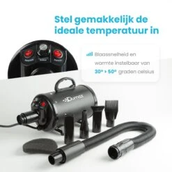 Qumax Professionele Hondenföhn Met 4 Opzetstukken – Waterblazer Voor Honden – Stil Design – Compact En Modern - Zwart 15 Qumax Professionele Hondenföhn Met 4 Opzetstukken – Waterblazer Voor Honden – Stil Design – Compact En Modern - Zwart -DierenPlezier 1200x1200 353